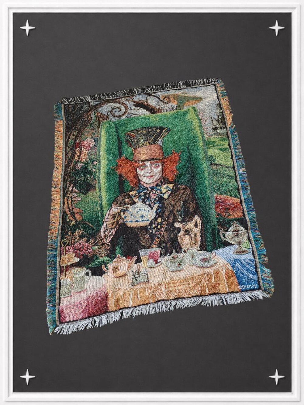 Mad Hatter Woven Tapestry Throw